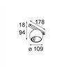 Modular Marbul Track 48V Adjustable 109 1x LED | Schienenbeleuchtung