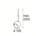 Modular Marbul Kompas Suspended Adjustable 109 1x LED DE | Suspension lamp