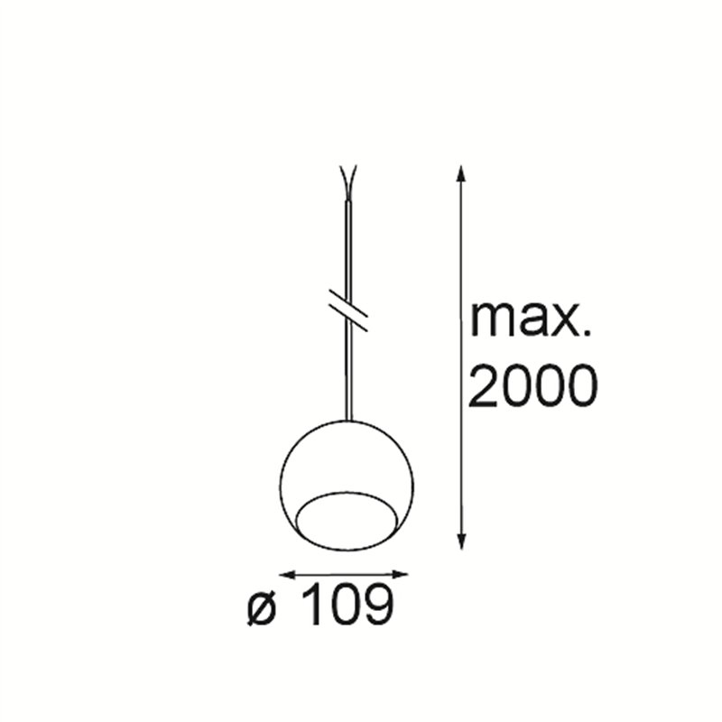 Modular Marbul Kompas Suspended 109 1x LED DE | Hängelampe