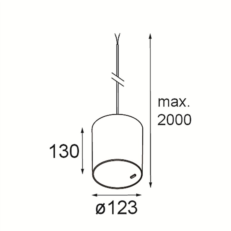 Modular Smart Tube Kompas Suspended 115 1x DE | Hängelampe