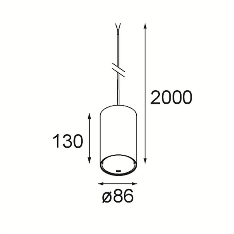 Modular Smart Tube Kompas Suspended 82 L 1x DE | Hängelampe