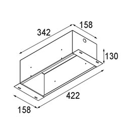 Modular Installation Housing 342x158x130