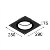 Modular Plaster Kit Trimless 290x280