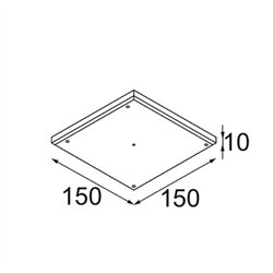 Modular Gypsum Fibreboard 150x150