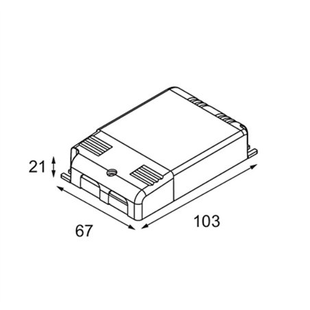 Modular LED Driver Constant Current 250-700mA 28-60W