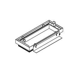 Modular Plaster Kit Trimless 338x133