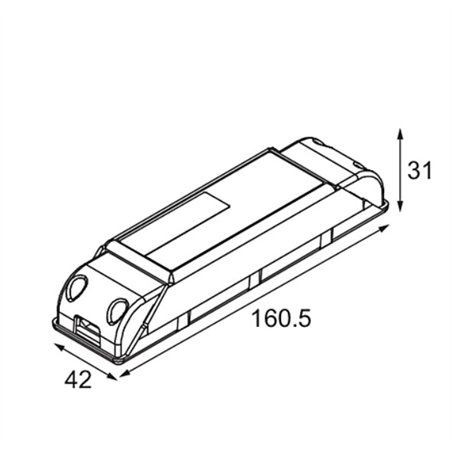 Modular LED Driver Constant Current Deep Dim 250mA 20W