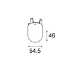 Modular Glass Tube Down 46 Placebo