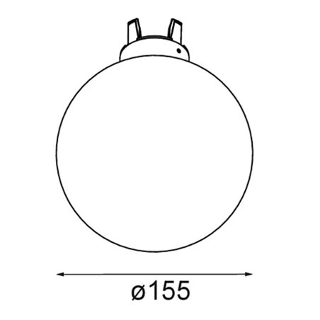 Modular Glass Ball Down 155 Placebo