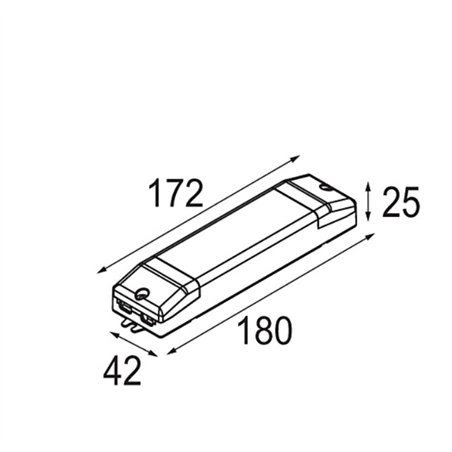 Modular Track 48V Dim Module Casambi Remote