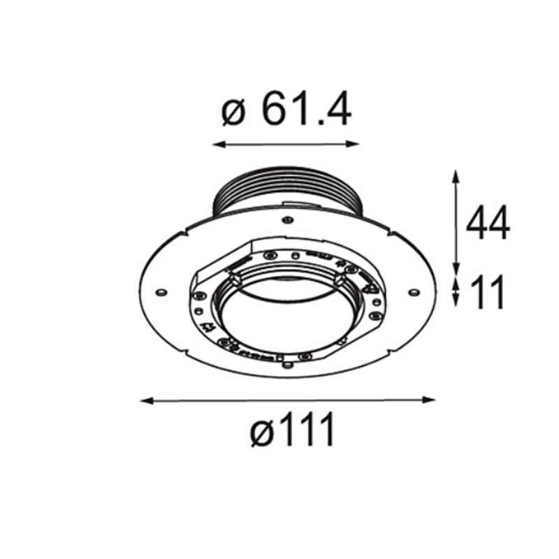 Modular Concrete Ring 50 Standard Installation Housing