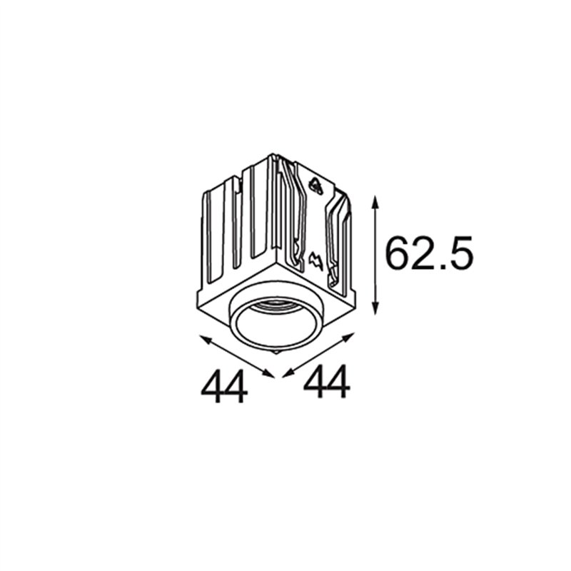 Modular Qbini Round Out 1x IP55 LED DE | Einbauspot