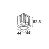 Modular Qbini Round Out 1x IP55 LED DE | Einbauspot
