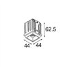 Modular Qbini Square Out 1x IP55 LED DE | Einbauspot
