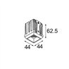 Modular Qbini Square Tapered 1x IP55 LED DE | Einbauspot