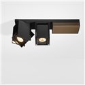 Modular Rektor Surface Adjustable 78x78 2x LED DI | Ceiling lamp / Wall lamp