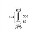 Modular Extruded Suspended 46 300 1x LED DE | Suspension lamp