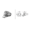 SPOCK 2 CoB 3000K optic Medium 40 degree 29W/220-240V Black