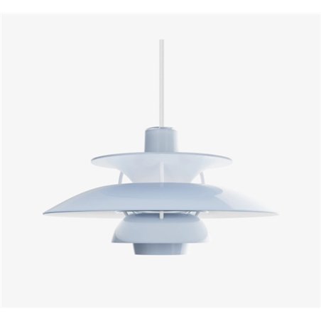 Louis Poulsen PH 5 Opal (pale blue) Suspension lamp - Outlet