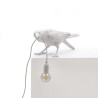 SELETTI Bird Lamp  Playing Indoor White
