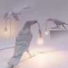 SELETTI Bird Lamp  Playing Indoor White