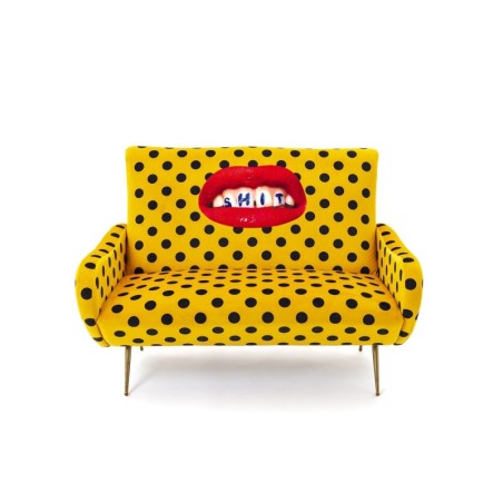 SELETTI Toiletpaper Two Seater Sofa - Shit