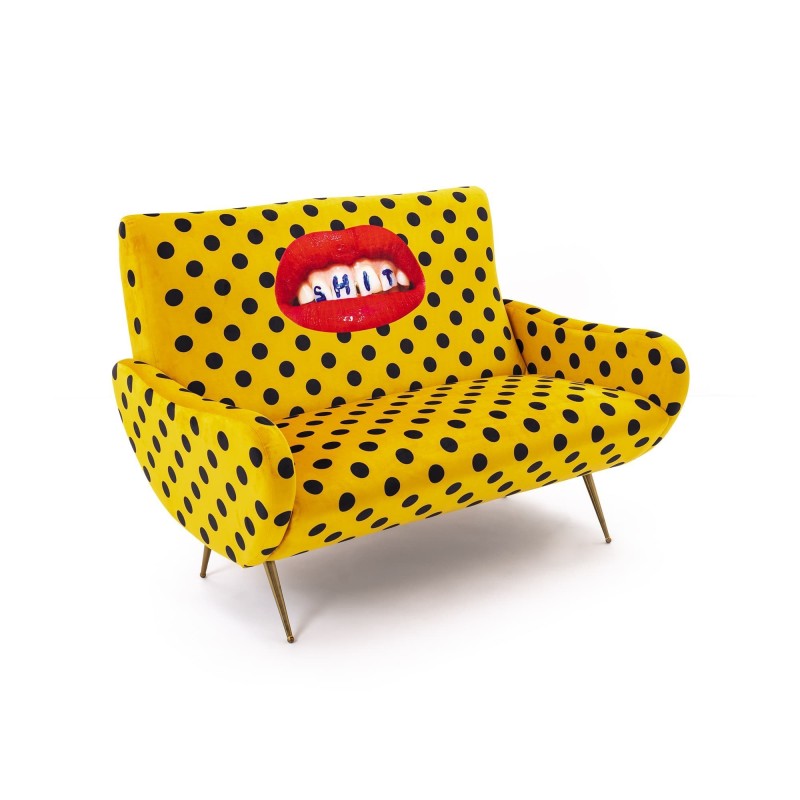 SELETTI Toiletpaper Two Seater Sofa - Shit