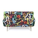SELETTI Toiletpaper Two Seater Sofa - Snakes