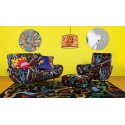 SELETTI Toiletpaper Two Seater Sofa - Snakes