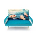 SELETTI Toiletpaper Two Seater Sofa - Sea Girl