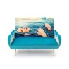 SELETTI Toiletpaper Two Seater Sofa - Sea Girl