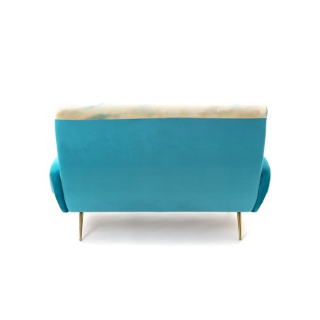 SELETTI Toiletpaper Two Seater Sofa - Sea Girl