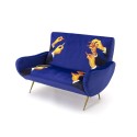 SELETTI Toiletpaper Two Seater Sofa - Lipsticks