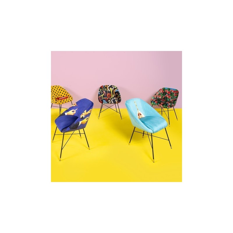 SELETTI Toiletpaper Chair  - Roses