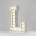 SELETTI Vegaz Metal Letter with LED - L