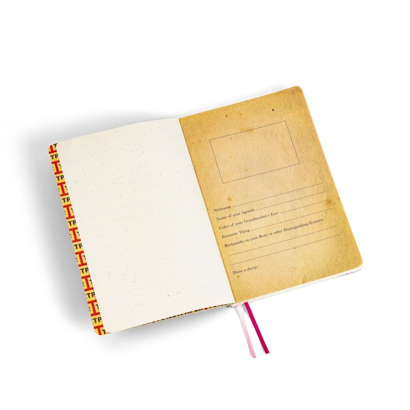 SELETTI Toiletpaper Notebook Normal - Spaghetti