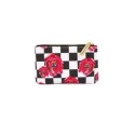 SELETTI Toiletpaper Coin Bag 15,5x9,5 - ROSES ON CHECK