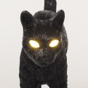 SELETTI The Jobby Cat Lamp Black