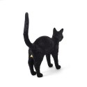 SELETTI The Jobby Cat Lamp Black