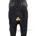 SELETTI The Jobby Cat Lamp Black