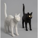 SELETTI The Jobby Cat Lamp Black