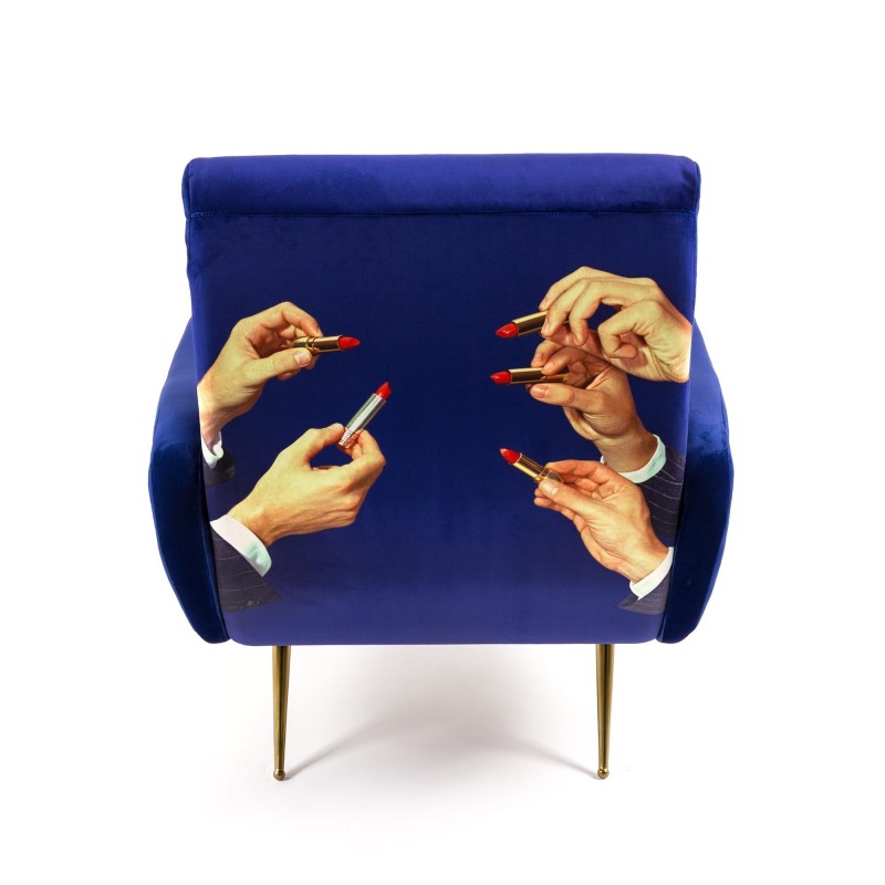 SELETTI Toiletpaper Armchair  - Lipsticks