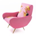 SELETTI Toiletpaper Armchair  - Pink - Lipsticks