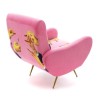 SELETTI Toiletpaper Armchair  - Pink - Lipsticks