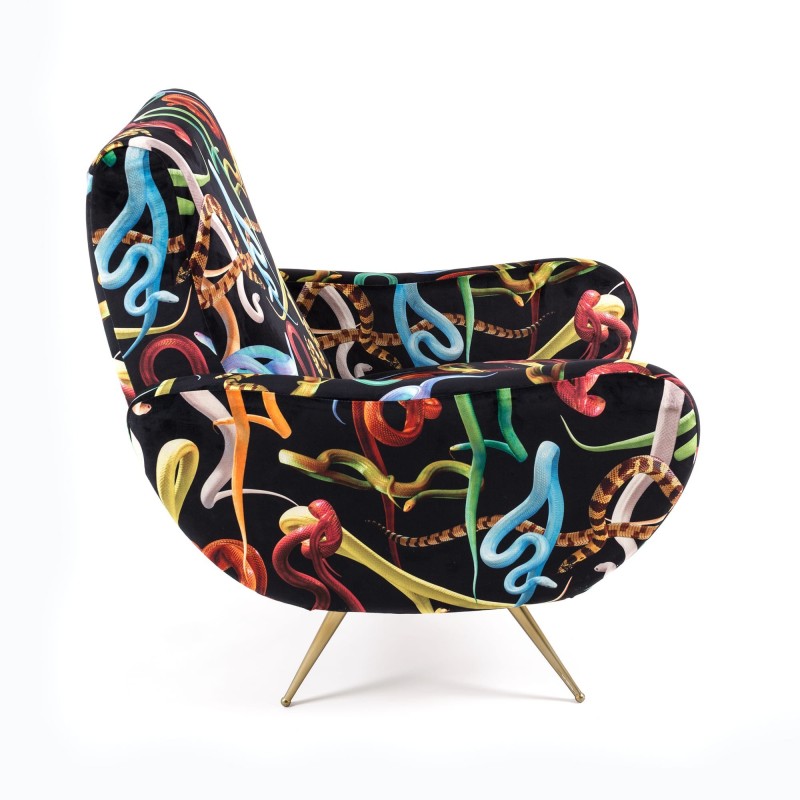 SELETTI Toiletpaper Armchair  - Snakes