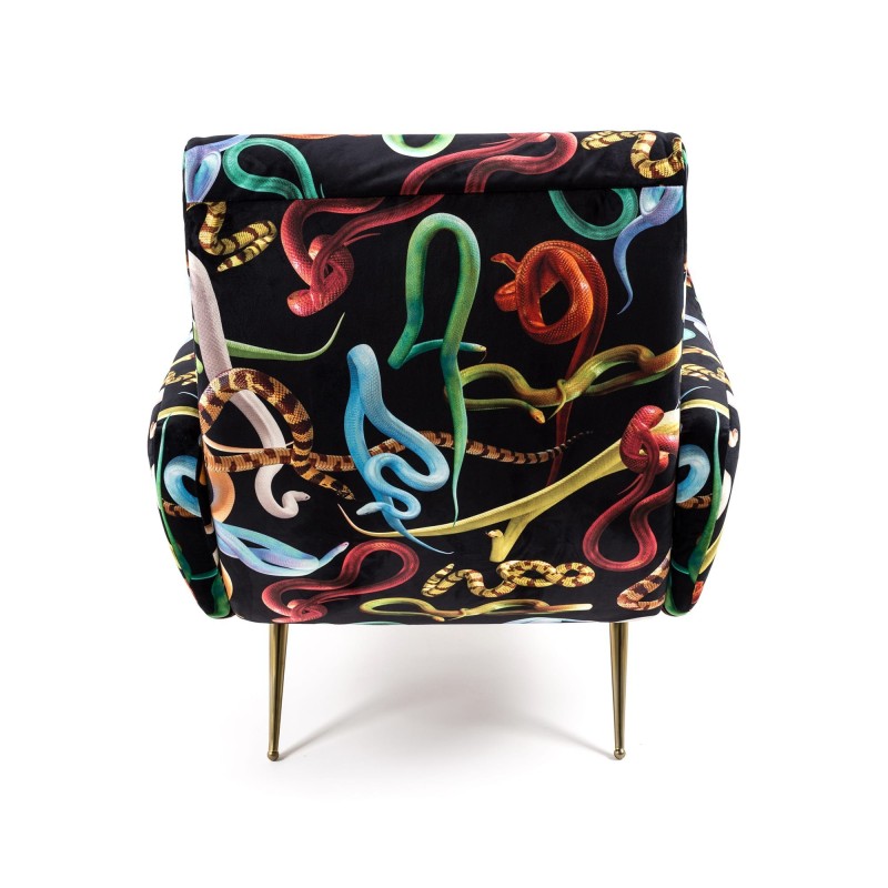 SELETTI Toiletpaper Armchair  - Snakes