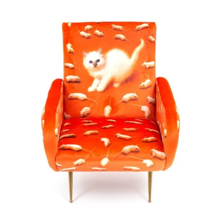 SELETTI Toiletpaper Armchair  - Kitten