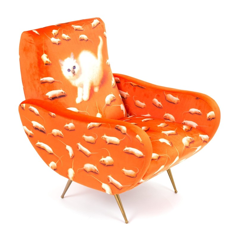 SELETTI Toiletpaper Armchair  - Kitten