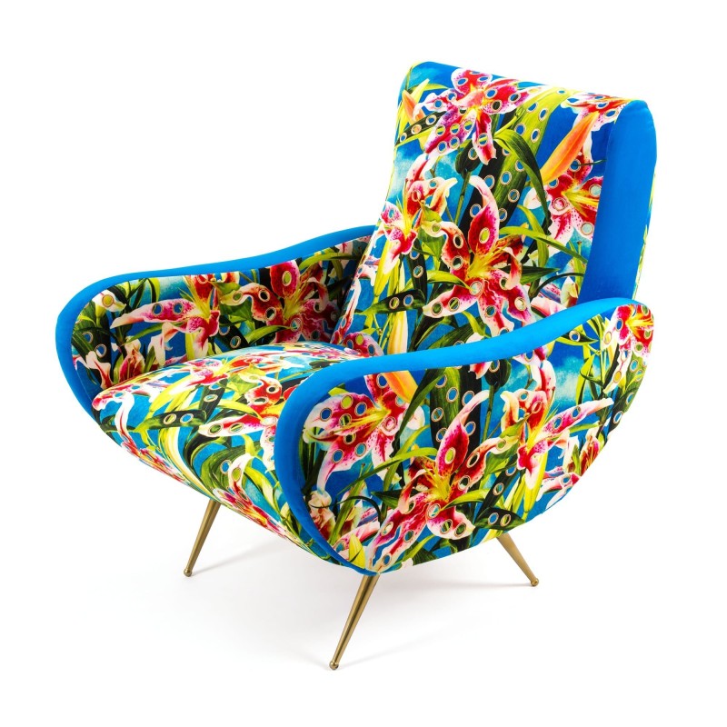 SELETTI Toiletpaper Armchair  - Flowers