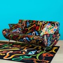 SELETTI Toiletpaper Three Seater Sofa - Snakes